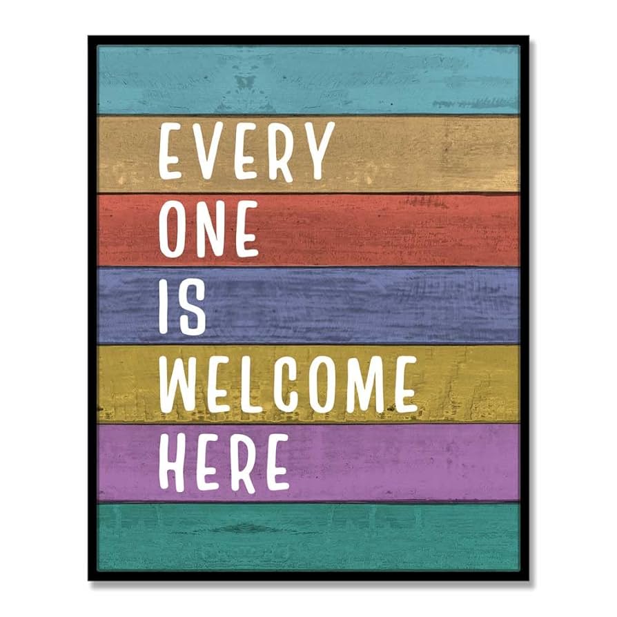 Amazon.com: Everyone Is Welcome Here, Welcome Sign, Inclusion Poster, Diversity Sign, Classroom Poster, Inclusion, Educational, School Sign, Office Sign, No Framed (8X10 INCH) : Home & Kitchen amazon-com-everyone-is-welcome-here-welcome-sign-inclusion-poster-diversity-sign-classroom-poster-inclusion-educational-school-sign-office-sign-no-framed-8x10-inch-home-kitchen