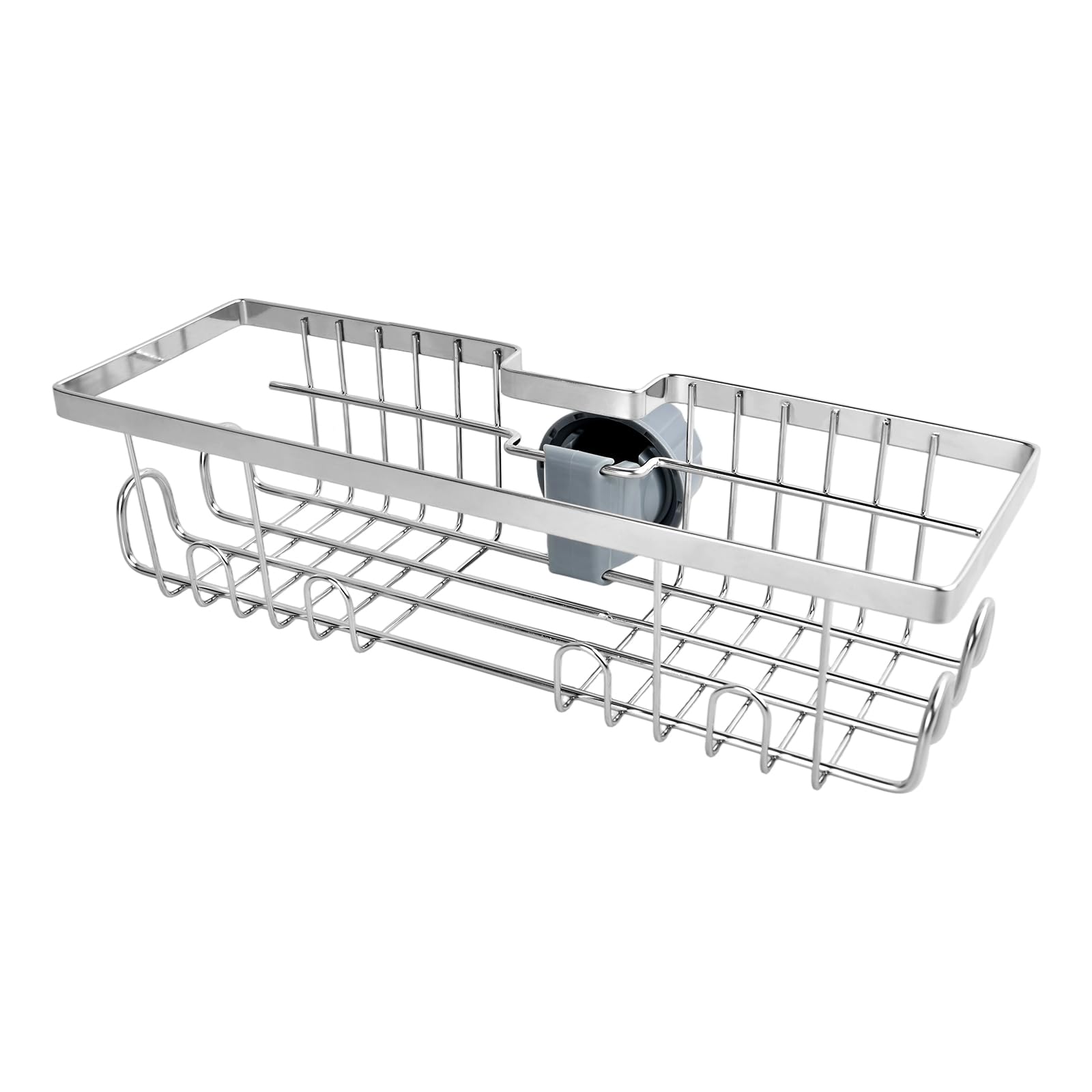 Ziyonix Shower Caddy Shelf No Drilling, Stainless Steel Bathroom Shelves Storage for Shampoo Shower Storage Accessories Shampoo Holder for Shower Bathroom Organiser (Silver)
