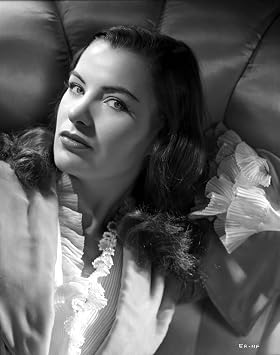 Posterazzi Ella Raines Lying in Black and White with Robe Photo Print 24 x 30