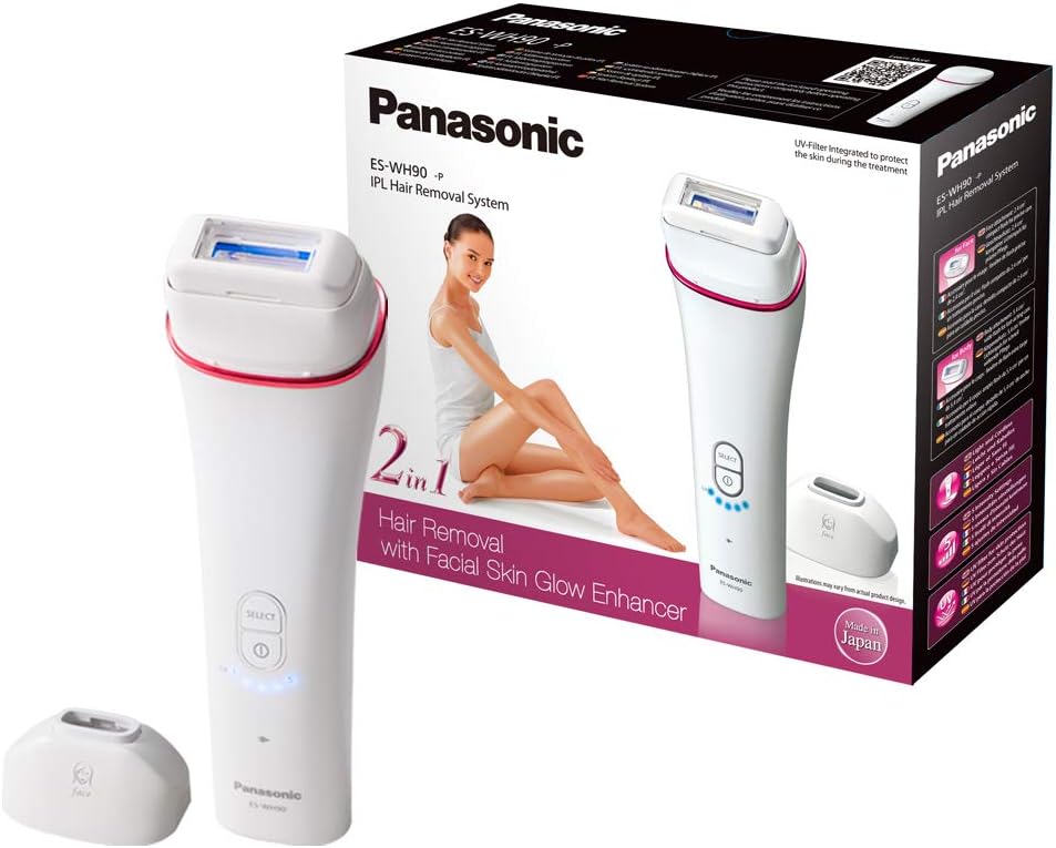 Panasonic ES-WH90 Cordless IPL Hair Removal Device for Women