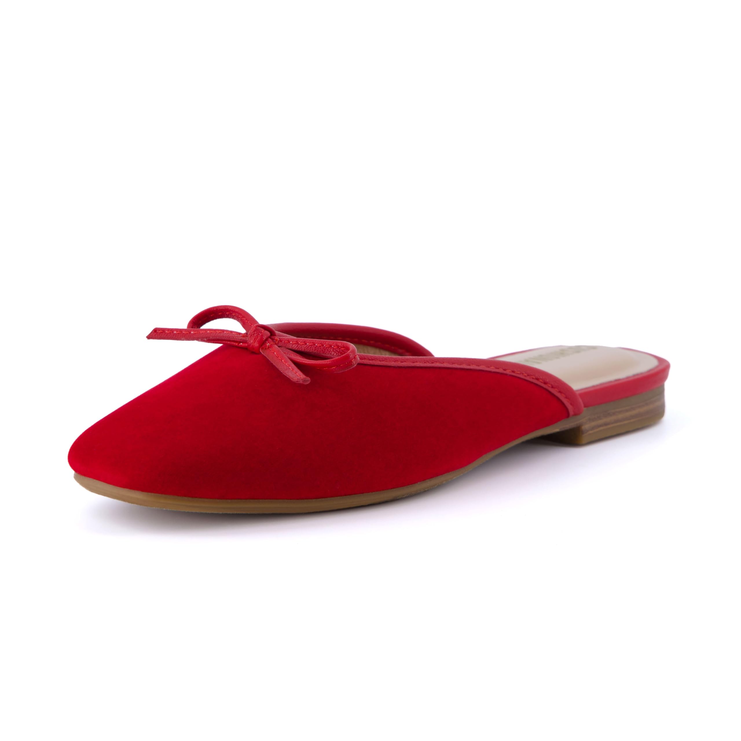 CUSHIONAIRE Women's Jade Bow Mule +Memory Foam, Wide Widths Available
