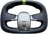 GoKart Steering Wheel Compatible with Segway Ninebot Go Kart KitGoKart PROGoKart PRO2 Refit Electric Kart Replacements Original Accessories Black for Gokart Pro