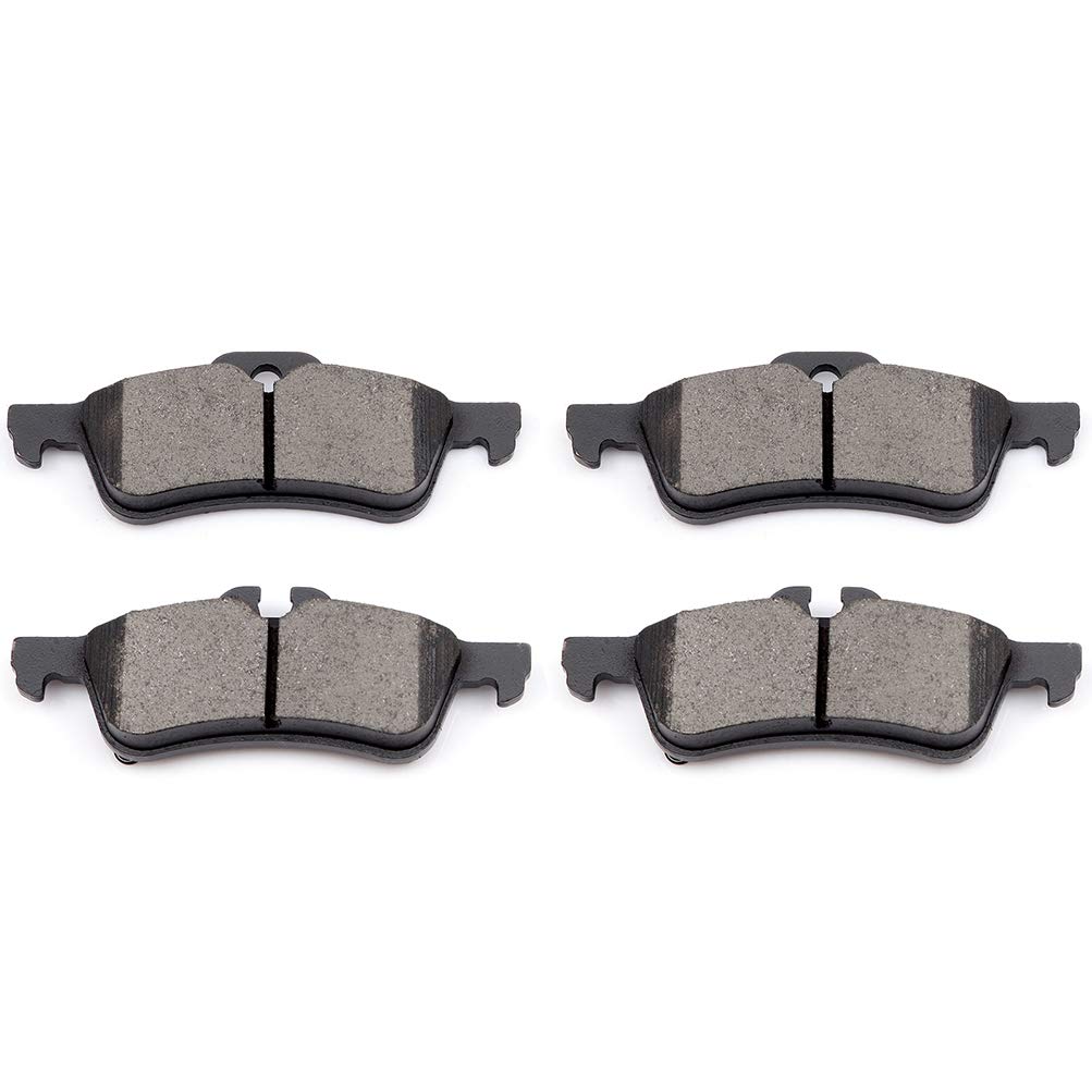 SCITOO Ceramic Brake Pads, 4pcs Rear Brake Pads Brakes Kits fit for 2002-2008 for MINI COOPER