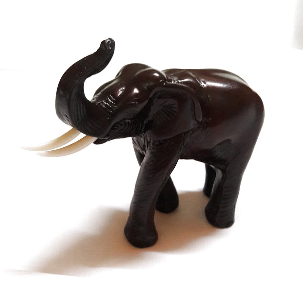 Small Thai Elephant Figurine Vintage Handicraft