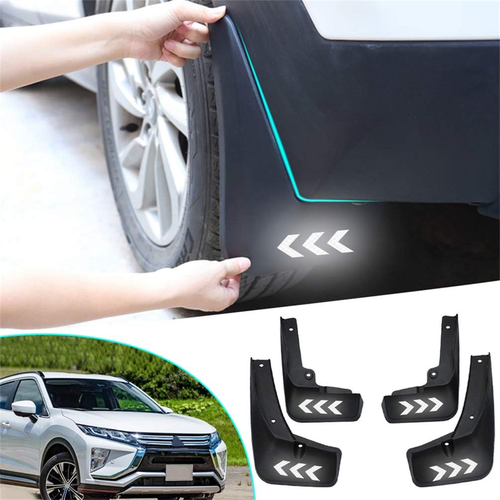 SureKit Car Custom Mud Flaps Splash Guards for Mitsubishi Eclipse Cross 2018 2019 Fender Flares Mudflaps Mudguards Front and Rear Wheel 4Pcs (red)
