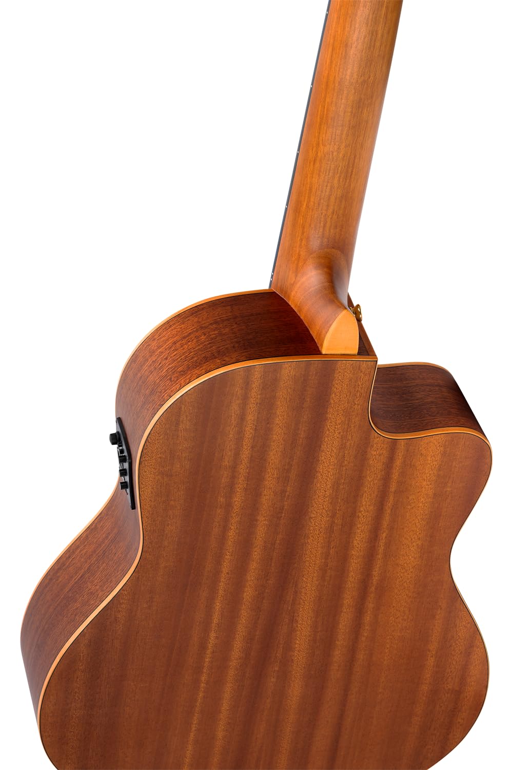 Ortega RCE131L - Guitarra clásica, cedro y caoba, para zurdos, tamaño 4/4, color blanco