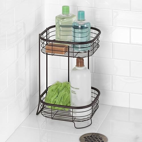 Miniatura 2 de iDesign Forma - Estantería esquinera de metal para ducha, estante de baño para champú, acondicionador