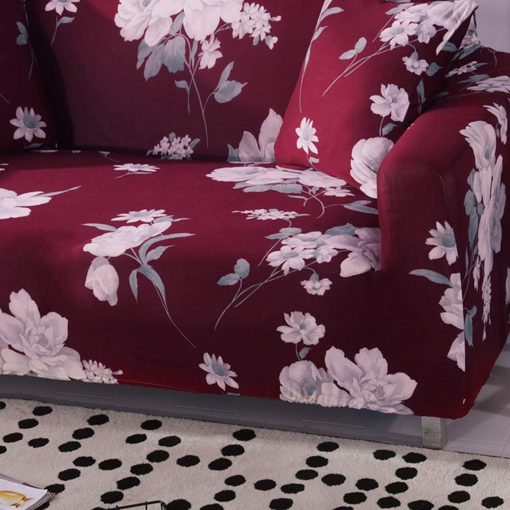 Elastic Slipcover Sofa Cover Cushion Protector (for 3 People Couch) (Four-Person seat 235-300cm)