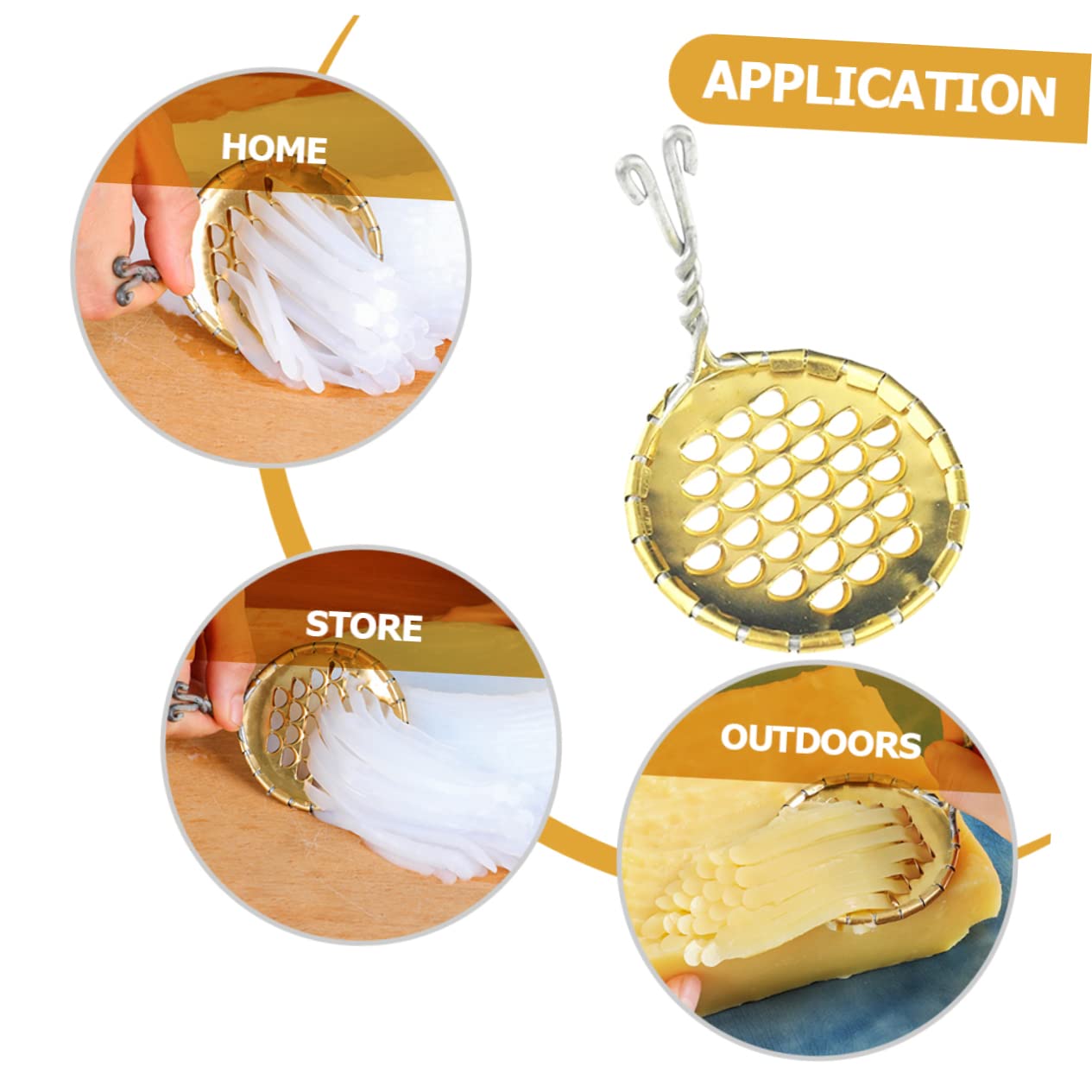 Alipis 8piezas Raspadores De Alimentos De Inoxidable Para Cocinas Herramienta Reutilizable Para Raspado De Gelatina y Alimentos Diseño Ergonómico Almacenamiento