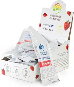 Palatinose Isomaltulose gel Sabor Morango Energia Estável Fácil Absorção Caixa 15 Sachês de 60mL Alquimia da Saúde