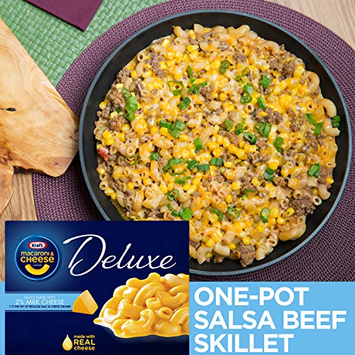 Kraft Deluxe Macaroni & Cheese Dinner With Sauce Made From 2% Milk Cheese (14 Oz Box) #TOP4