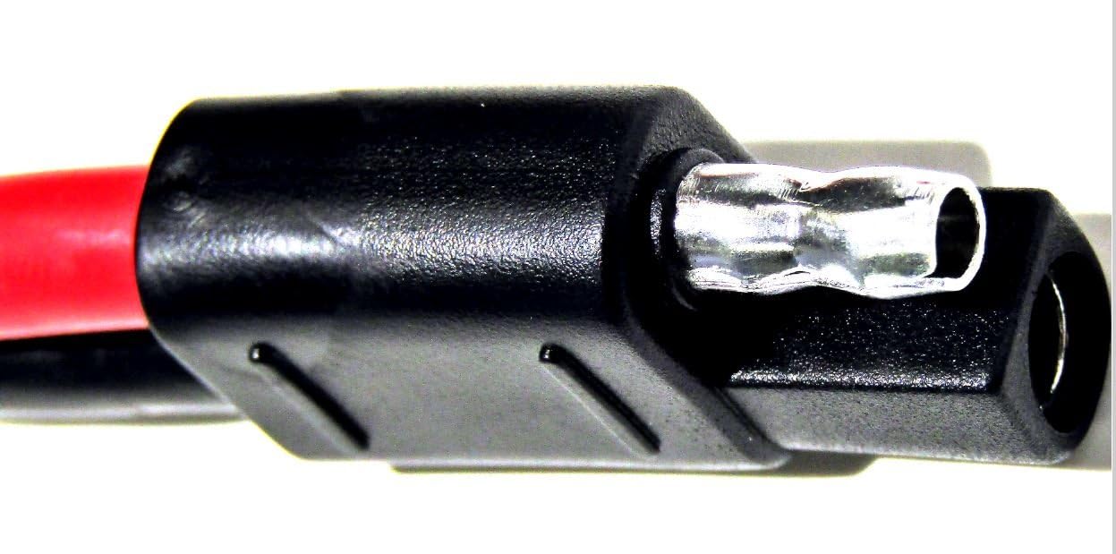 Pro Trucker 2 Pin Quick Disconnect Wire Harness SAE Connector Bullet Lead Cable - (10 Gauge / 48")