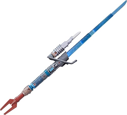 Miniatura 19 de STAR WARS Lightsaber Forge Ultimate Mandalorian Masterworks Set, sable de luz electrónico con licencia oficial, juguetes para niños y niñas, más de