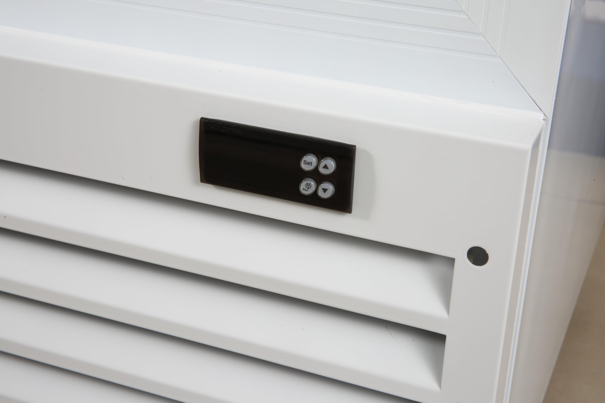 METRO Professional Vitrina frigorífica GSC3800, plástico/vidrio/zinc, 100x73x201.8 cm, 690L, enfría por ventilación, 510W, cerradura, blanco