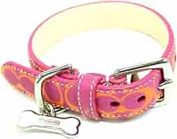 COACH レザー犬用首輪 ピンクスクゥエアチャーム付きXS COACH レザー犬用首輪 ピンクスクゥエアチャーム付きXS - メルカリ