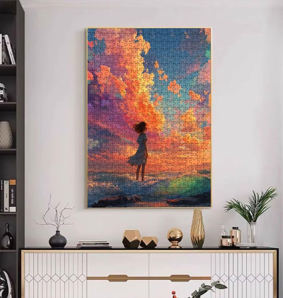 Puzzle 4000 Pezzi, Jigsaw Puzzle per Adulti, Donna Mare BLQSBGA6-367 | Puzzle Classici, Impossibile Difficile Sfidanti Puzzles, Puzzle Decorativo per La Famiglia, Come Regalo e Decorazione Pareti