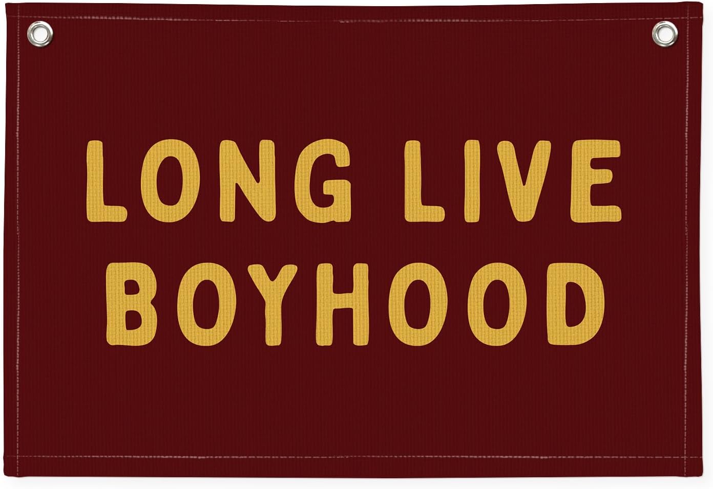 Long Live Boyhood Banner,Boys Room Wall Hanging