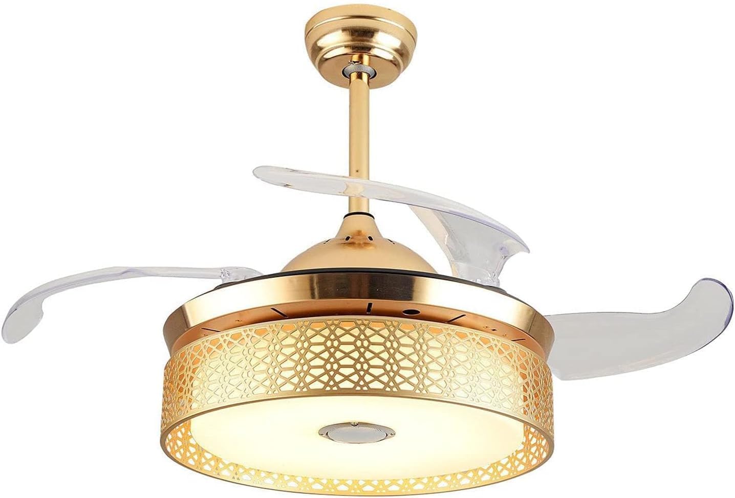 Ventilador de techo 3 velocidades con luz LED de 48W y mando a distancia