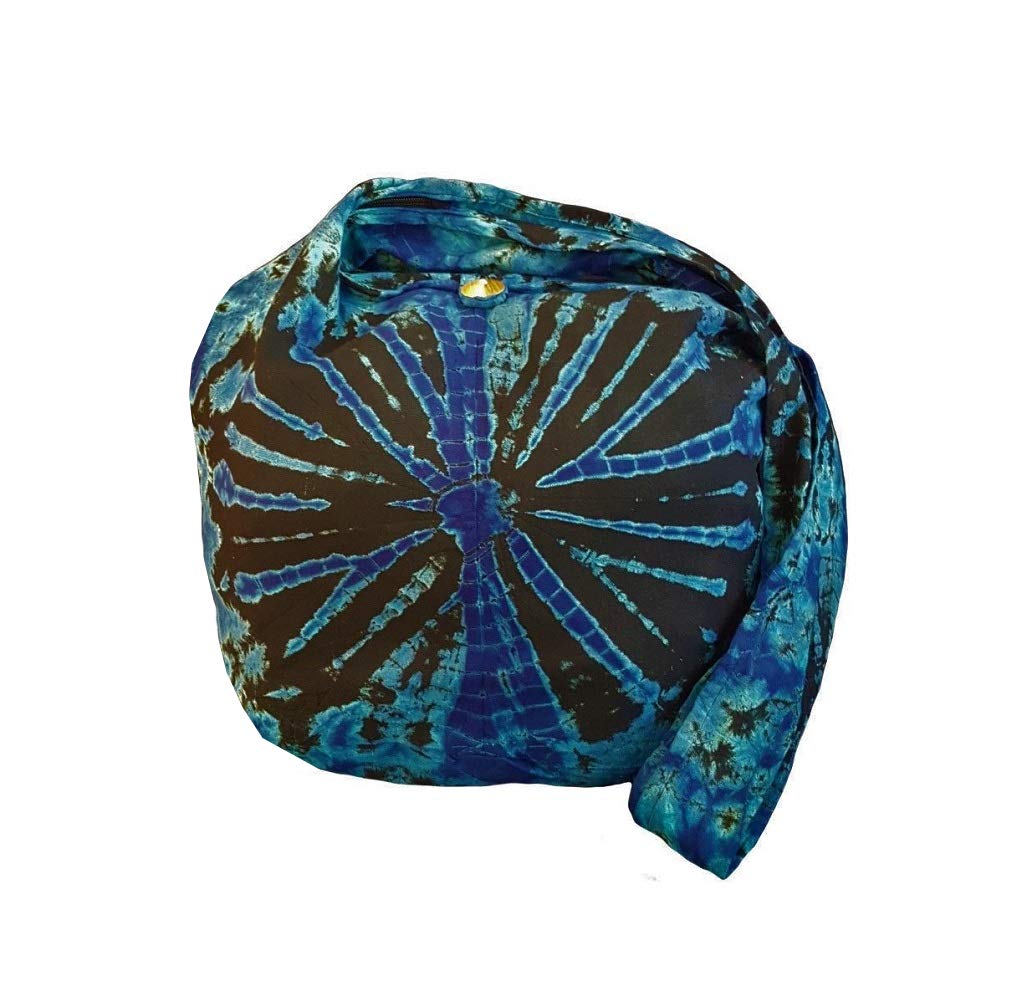 BTP! Tie Dye Sling Crossbody Shoulder Bag Purse Hippie Hobo Cotton Bohemian Colorful Firework