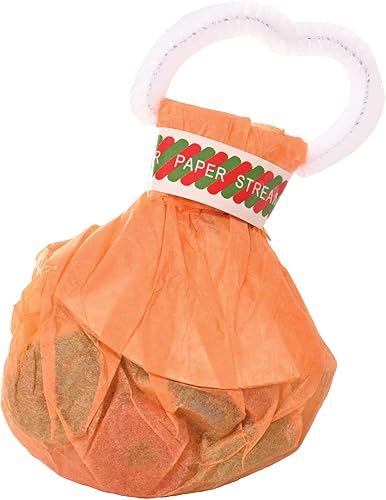 Beistle 5 piezas de serpentinas de papel sin ensuciar confeti para víspera de Año Nuevo, boda, cumpleaños, regalos de fiesta de graduación, 3 x 2.5