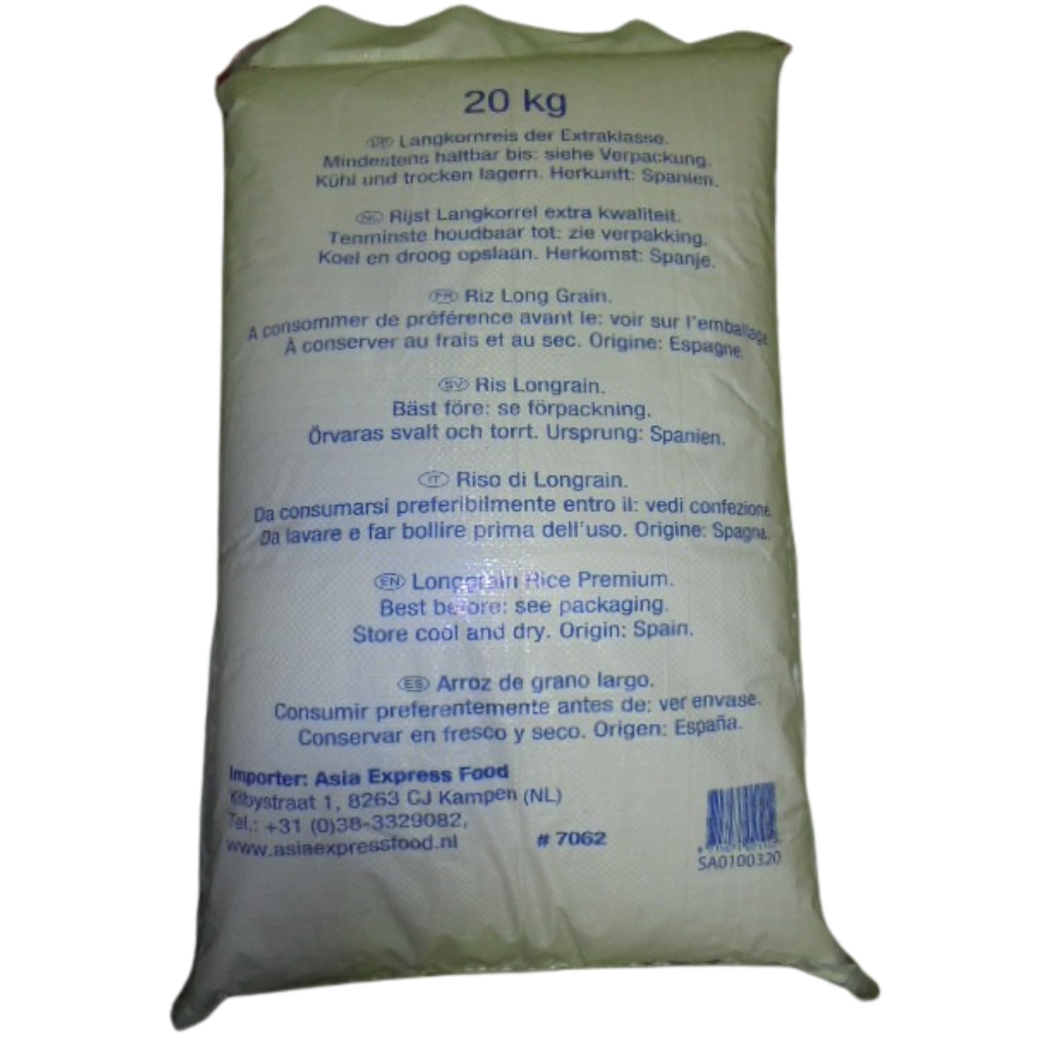 5-STAR - Arroz de grano largo USA Style - 1 X 20 KG