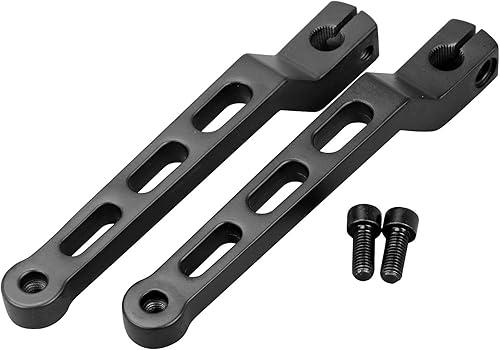 Palanca de cambio del dedo del pie del talón para Harley Touring FLST FLT FLHT y Electra Glides Street Glides Road Kings, negro