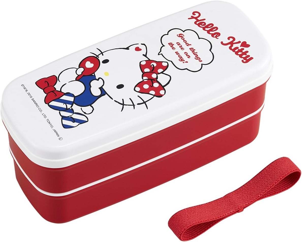 [Hello Kitty] Lunch box double lunch Bento Box w/divider