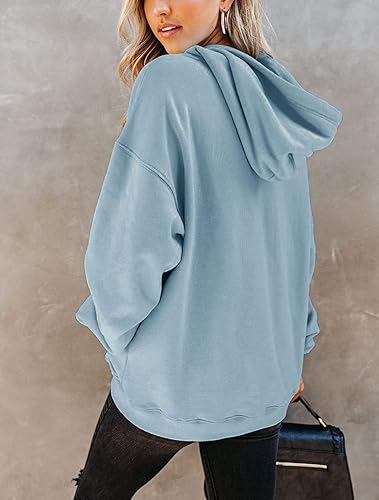 Miniatura 2 de Yuccalley Sudaderas con capucha y bolsillo de manga larga para mujer