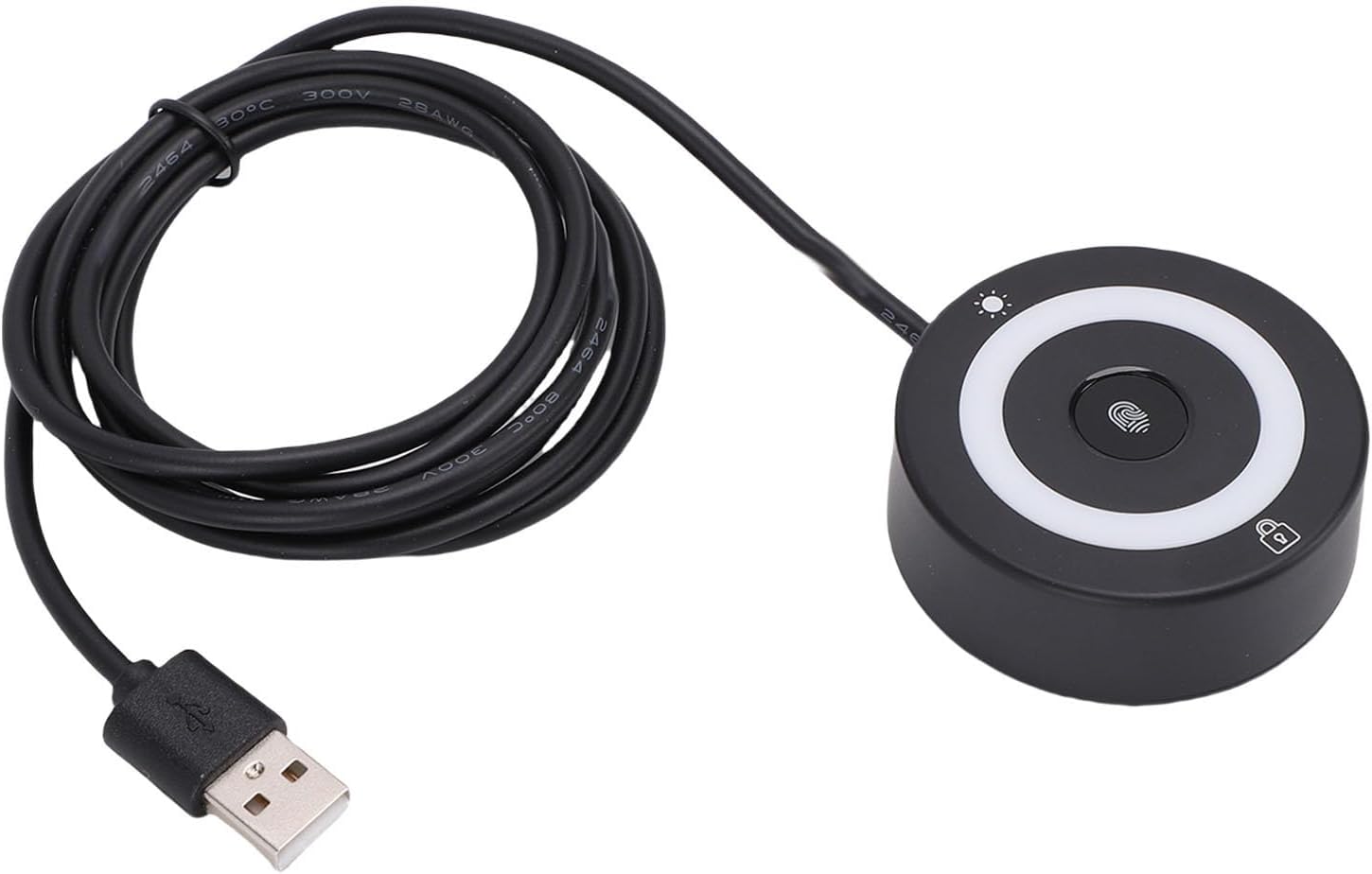 USB Fingerprint Reader, Supported Biometric Security Device Fingerprint Scanner for W 10 11 Laptop Desktop PC Login