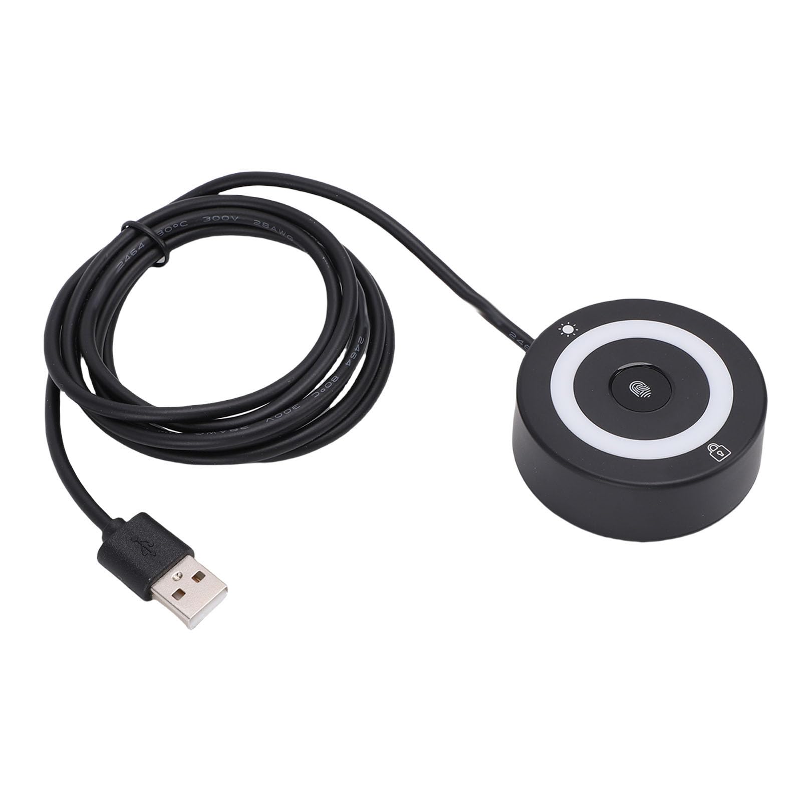 USB Fingerprint Reader, Supported Biometric Security Device Fingerprint Scanner for W 10 11 Laptop Desktop PC Login