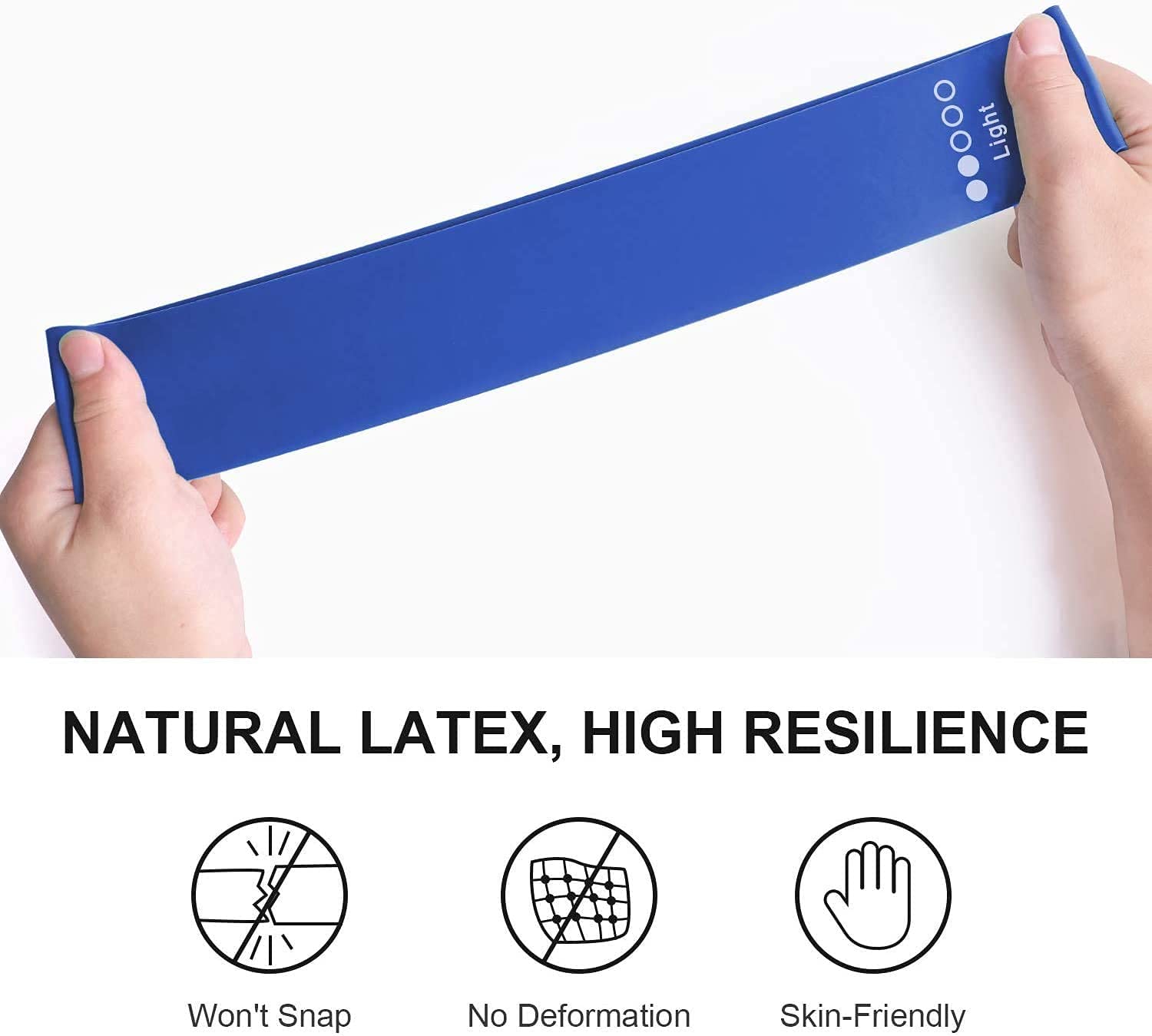 Mobhada Resistance Loop Exercise Bands, Set of 5 2