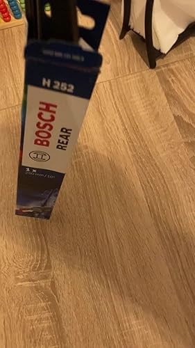 Tergicristallo Lunotto Posteriore Bosch H252 - Lunghezza 250 Mm, Adattatore Premontato, Pulizia Silenziosa Ed Efficiente