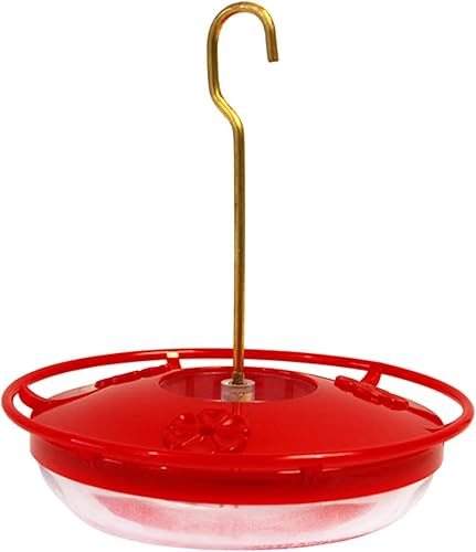 Aspects 430 Hummzinger Highview Mini comedero para colibríes, rojo/transparente, 8 onzas