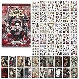 Wasise Gothic Stickers - 50PCS Scrapbooking & Stamping Supplies, Stickers for Scrapbooking, Dark Romance Sticker for Scrapbookings Journaling Crafting, Vintage Scrapbook Sticker for Women Men Friend