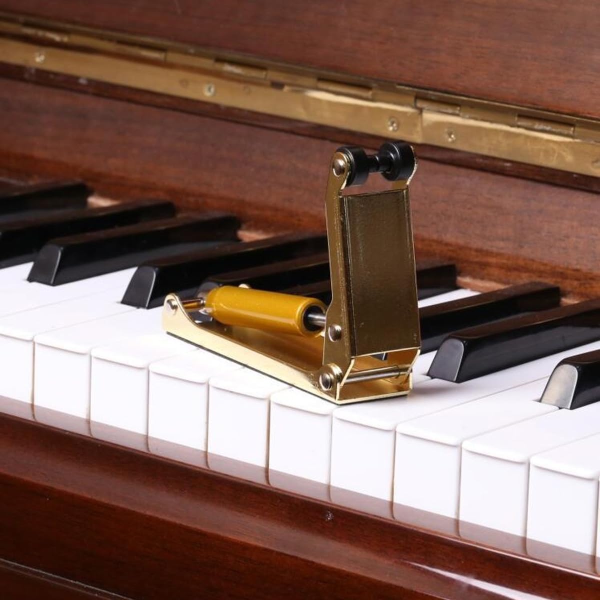 Alnicov Pianoforte Dispositivo di caduta morbida e lenta Pressione idraulica Deceleratore del cruscotto Copertura della tastiera Controllo della discesa Devic (oro)