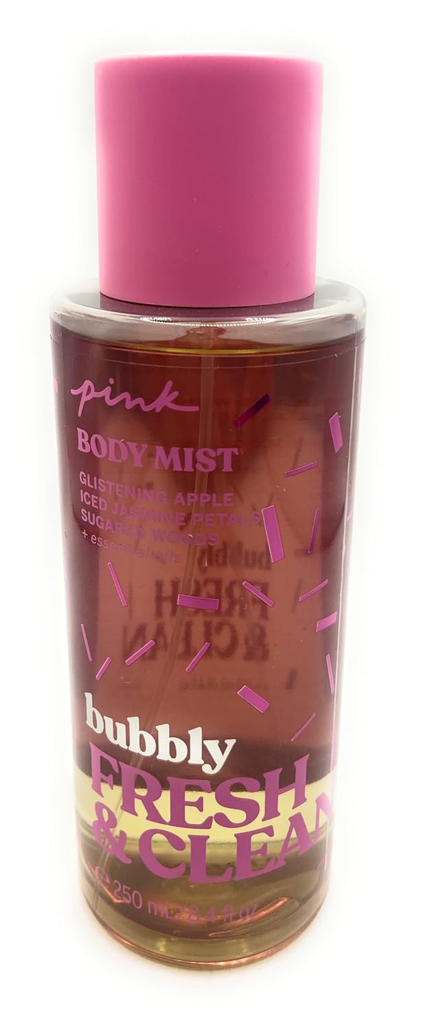 Victoria's Secret Pink Bubbly Fresh & Clean Fragrance Mist for Women, 8.4 fl. oz