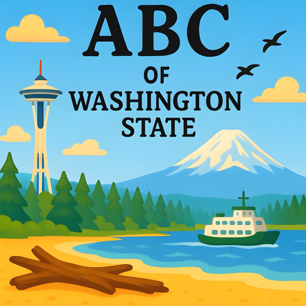 ABC of Washington State: Washington State Kids Book (States Book for Kids)