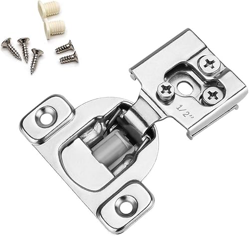 Miniatura 6 de Bisagras de hardware de gabinete de cierre suave (paquete de 2)  Bisagras de cierre silencioso superpuestas homdiy de 1-14 pulgadas con