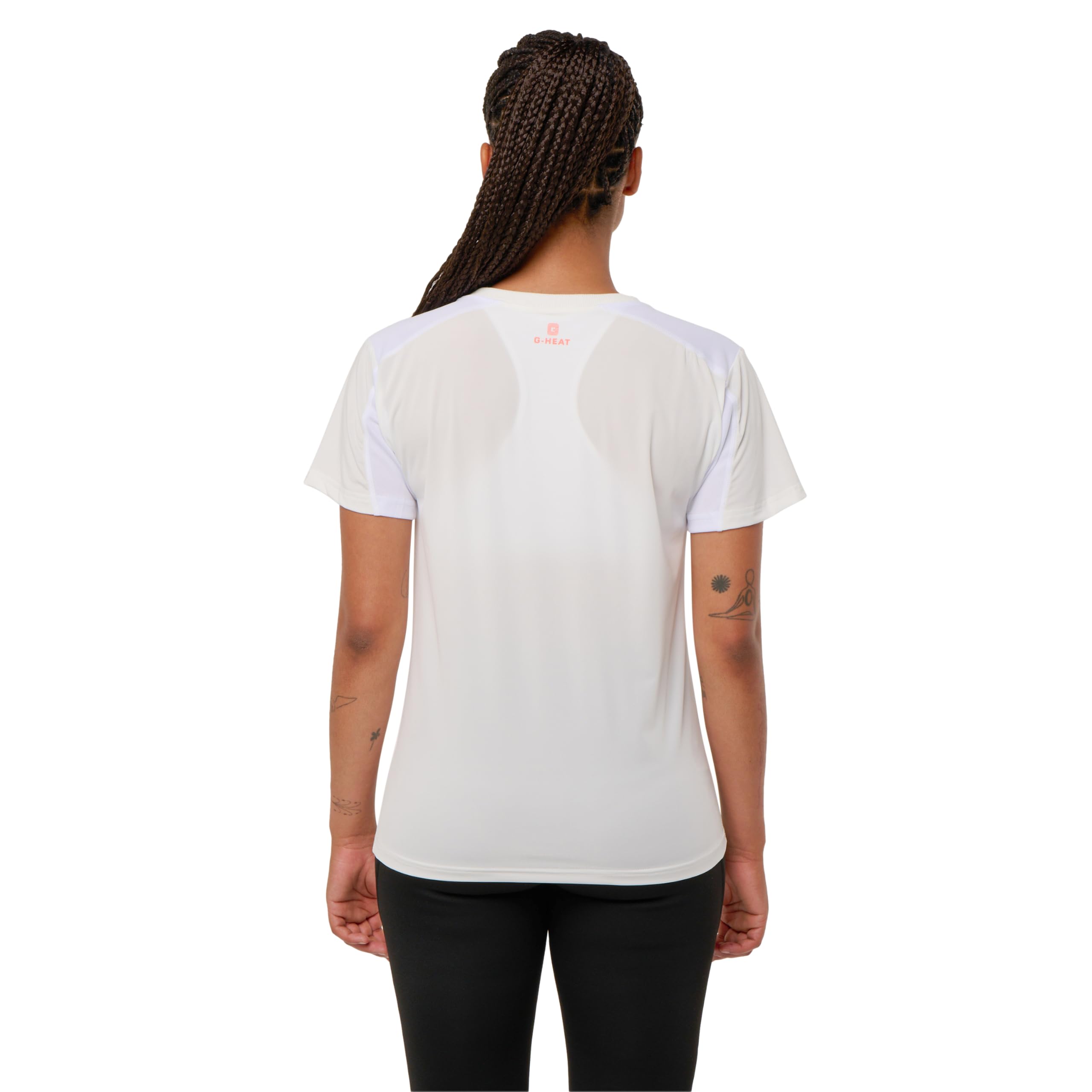 G-HEAT - T-Shirt Sport Femme à Manches Courtes Anti-UV | Protection Solaire UPF50+ | Ultra-Léger, Respirant, Rafraîchissant