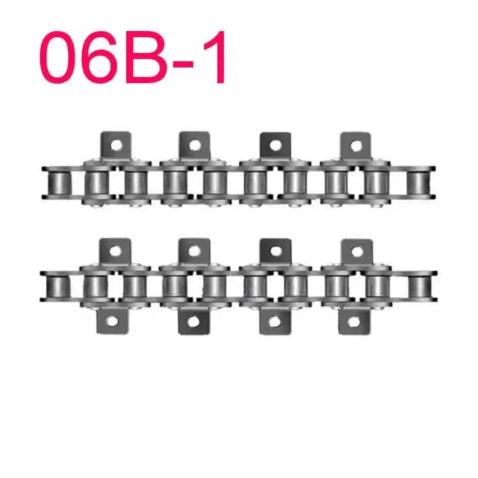 Rollenkette mit Ohrplatte 06B 08B 10A Industrieförderer 1,5 m