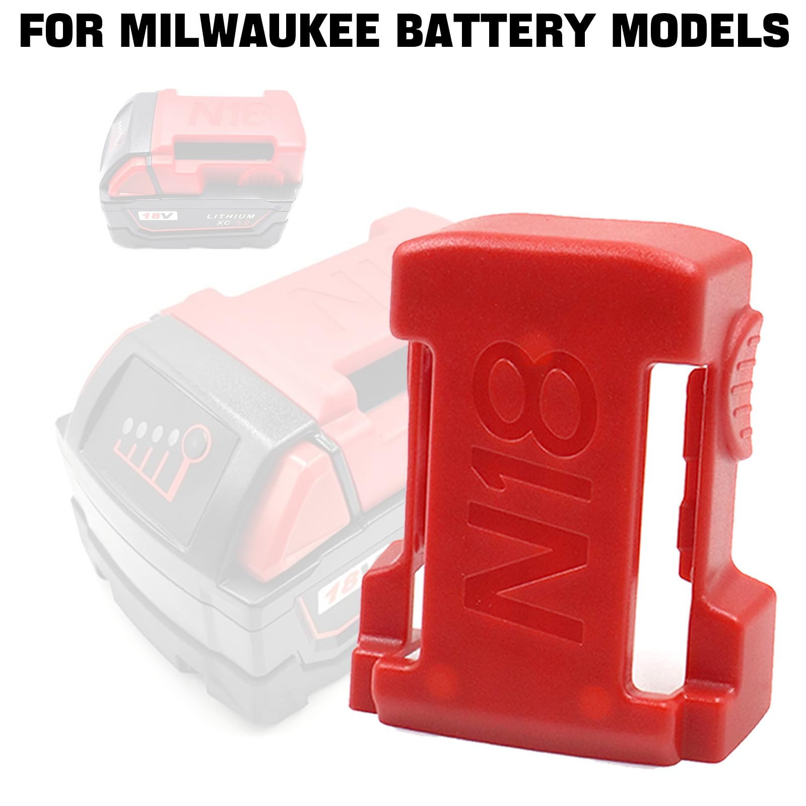 Portabatterie da 6 Pezzi per 18V Supporti per Batterie Montati A Portabatterie da 6 Pezzi per 18V Supporti per Batterie Montati A