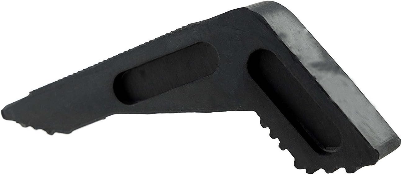 MXY Door Stopper, Heavy Duty Rubber Door Stop Wedge for Large Door Gaps to Help Fix The Door for Home Office Classroom Works on Different Floor Surfaces (Black)