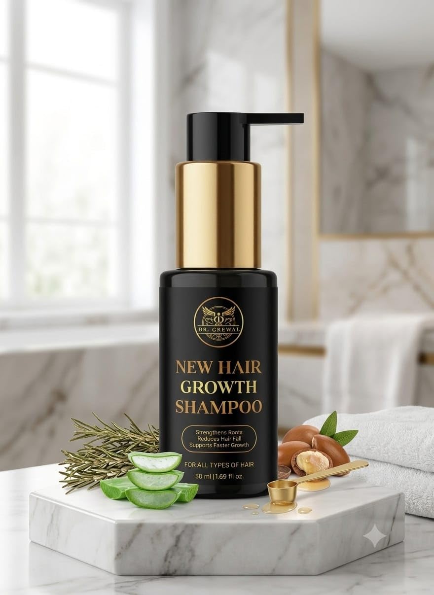 Premium New Hair Growth Shampoo for Hair Fall Control, Follicle Stimulation and Volumizing - Herbal Formula-image-20