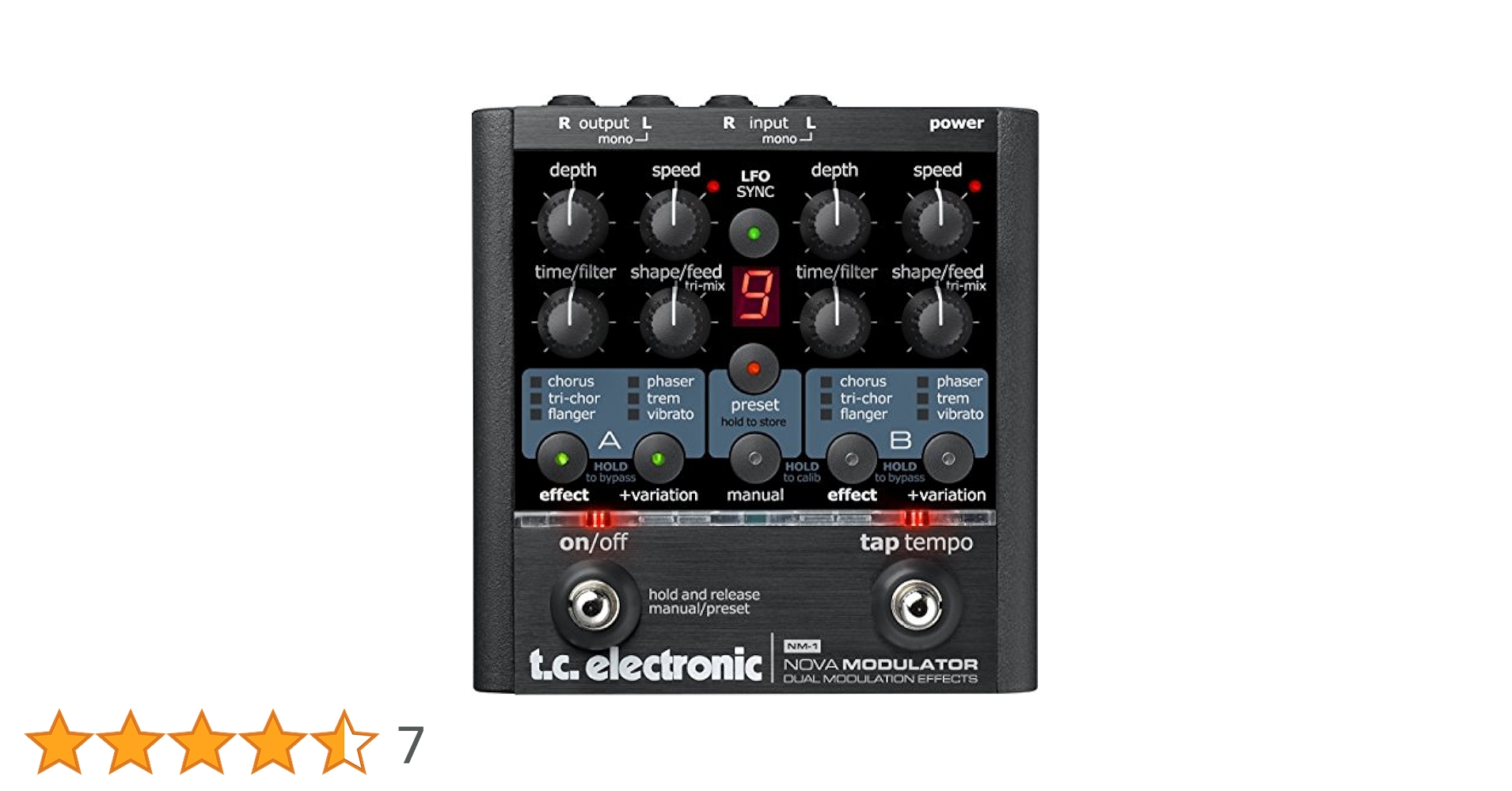 Amazon | t.c.electronic NM-1 Nova Modulator ギター