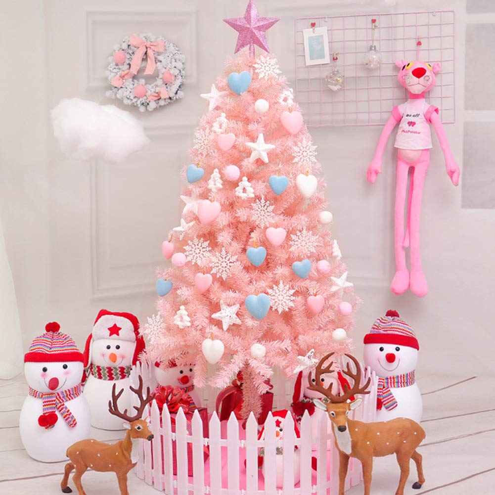 ツリーオーナメントセットピンク多め