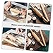 Hoement Baking Rolling Pin Solid Wood Roller Pizza and Bread Smooth for Easy Use Kitchen Tool for All Types