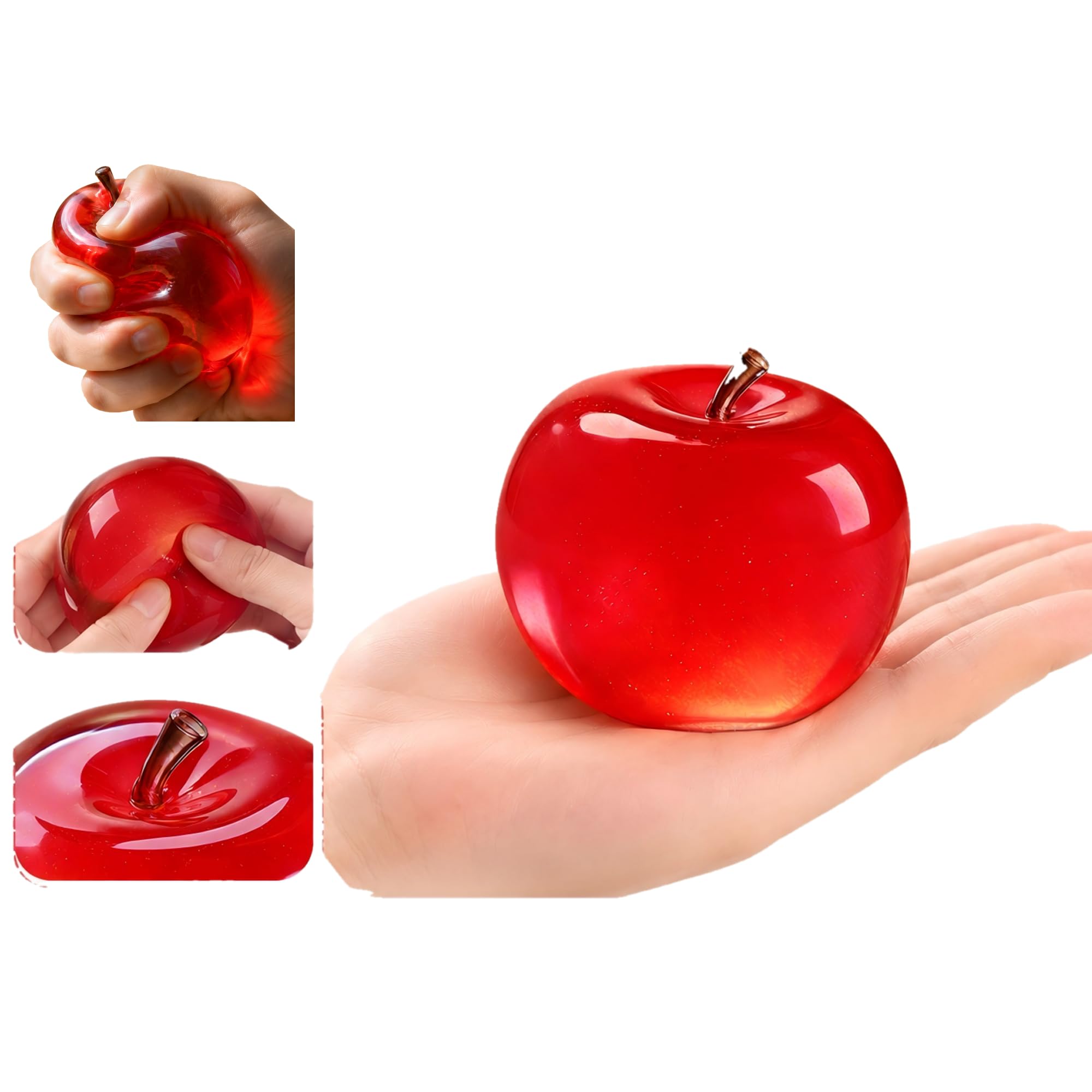 Squishy Balls,Apple Squishy Fidget Balls,Stress Gifts for Adults (apple#7)