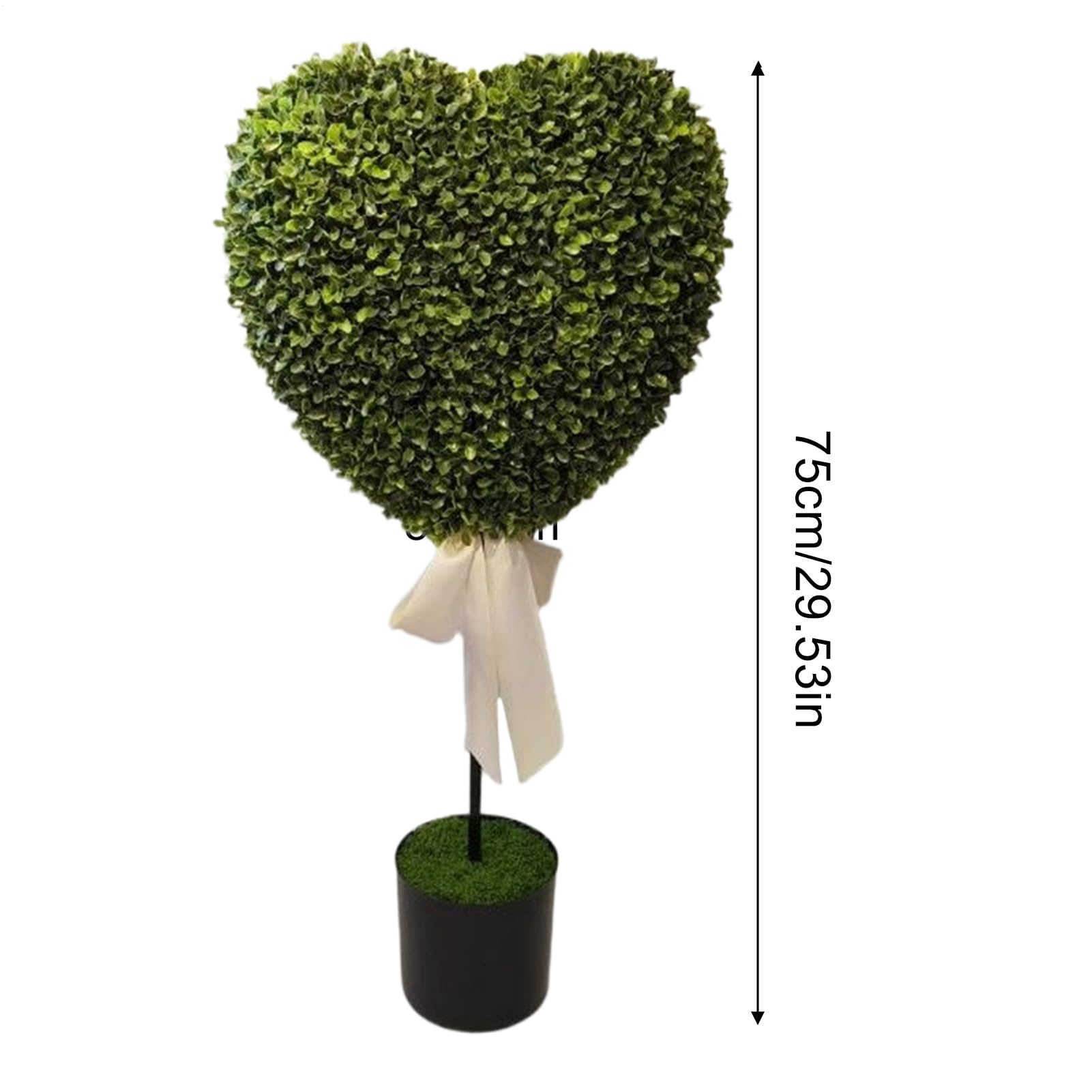 Topiaria Artificial Decoración San Valentín Corazón Artificial Hogar