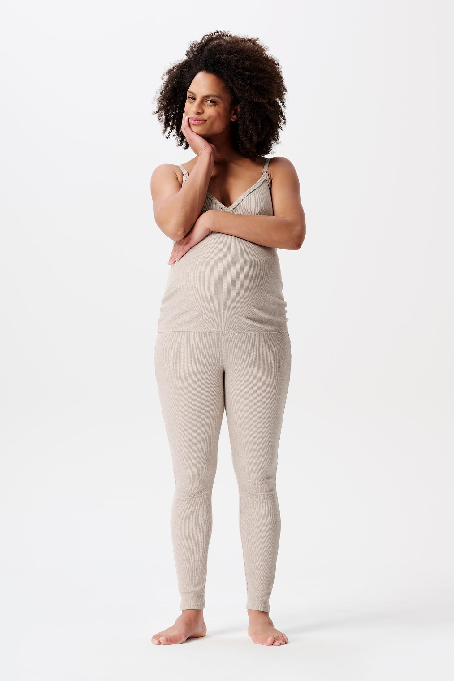 Noppies Damen Gabri Rib Pyjama Pants OTB Nachthemd