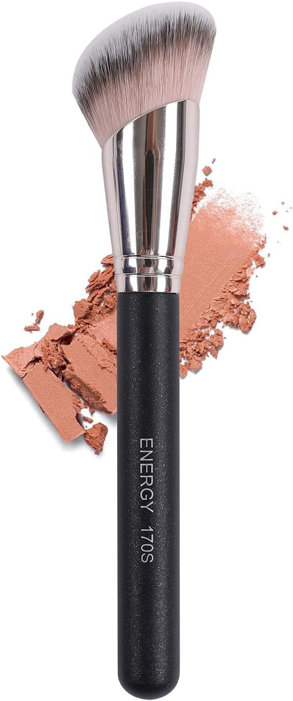 ENERGY Large-sloped Foundation Brush, Blending Brush, Blush Brush for Liquid Makeup, Cream, Powder Foundation – 170s (Gift for Her, Gift for Woman)